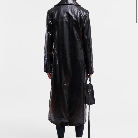 Stutterheim rain trench for in shiny black PVC - Picture 2 of 4